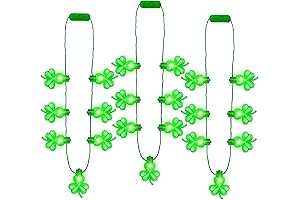 Light Up Shamrock Necklace Bulk