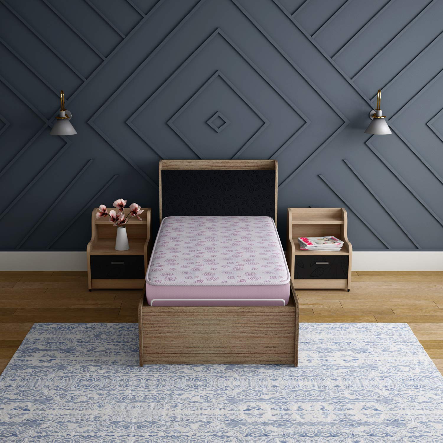 Godrej Interio Ultima Plus 5-inch Single Size Foam Mattress (White, 72x36x5)