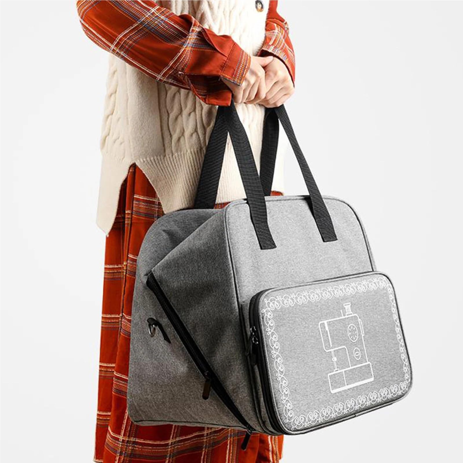 Bolsa para Máquina De Coser Bolsa for máquina de Coser Universal Overlock Bolsa Mano Almacenamiento Viaje Funda Transporte portátil