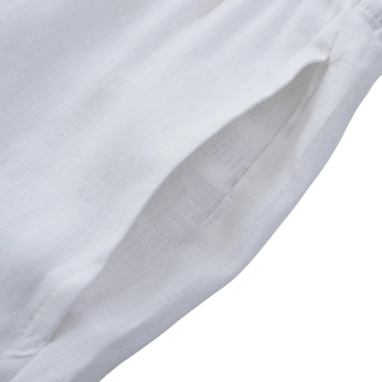 Amazhiyu Men' s 100% Linen Summer Floral Hawaiian Casual Drawstring Beach Shorts
