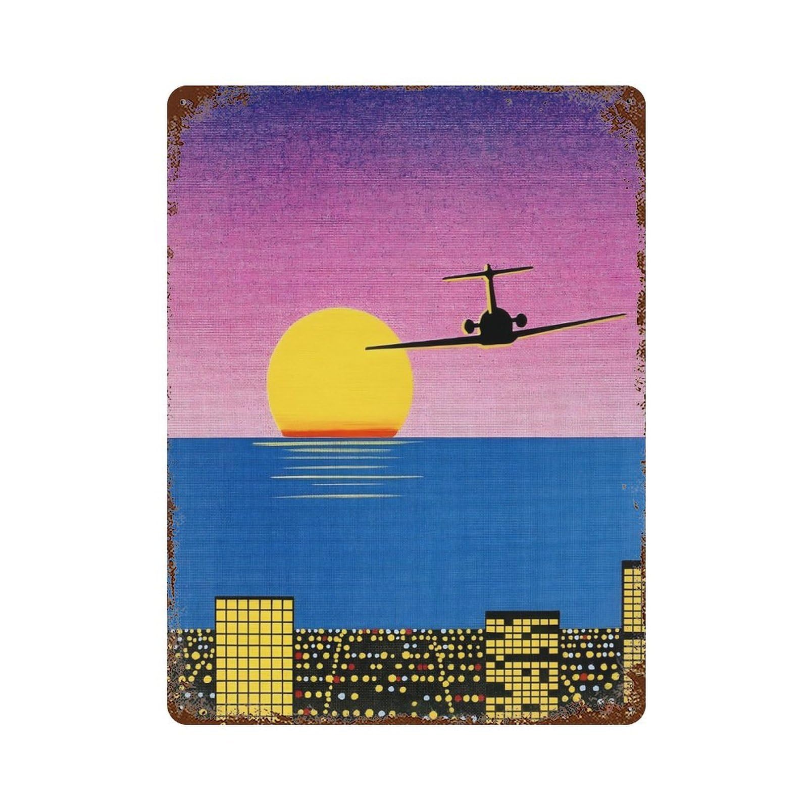xiaoxiaoshen Hiroshi Nagai Landscape (31) Wall Decor Art Metal Tin Poster Modern Home Decor Art Home Bar Shop Decorations Vintage Sign 40x30cm
