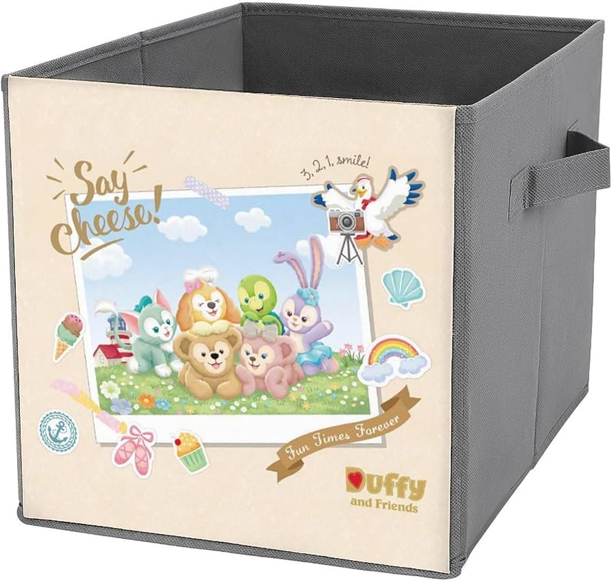 Duffy and Friends バスケット型収納ボックス Amazon｜ダッフィー フレンズ 収納ボックス 収納ケース 整理用