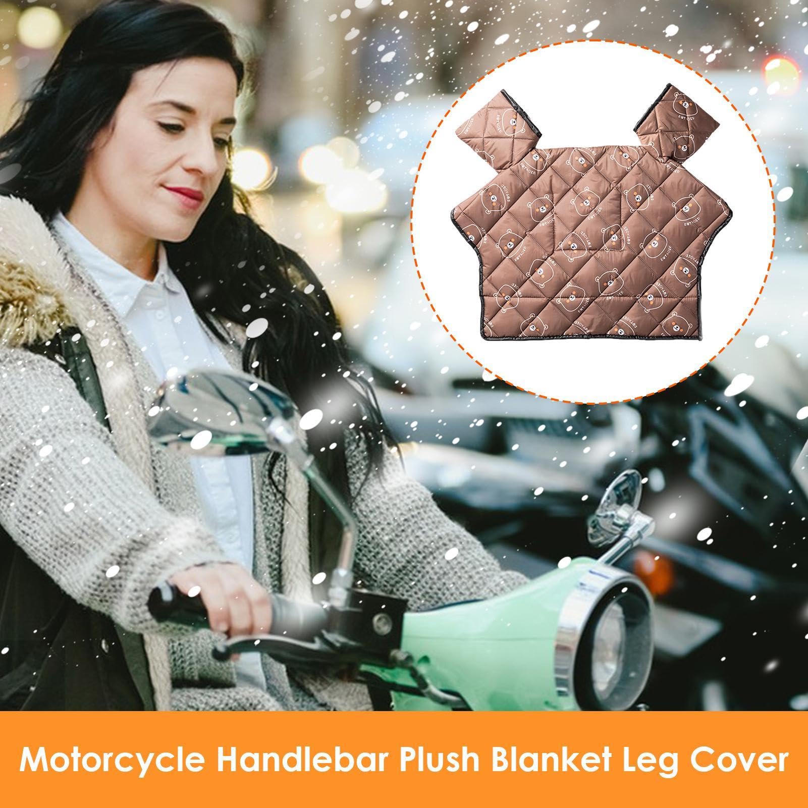 Tablier de Scooter, Couverture de Scooter de Moto Manchons de Guidon
