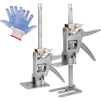 2 Pcs 200kg Load Capacity Door Furniture Panel Tool Lifter