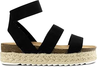 niella black espadrille flatform sandals