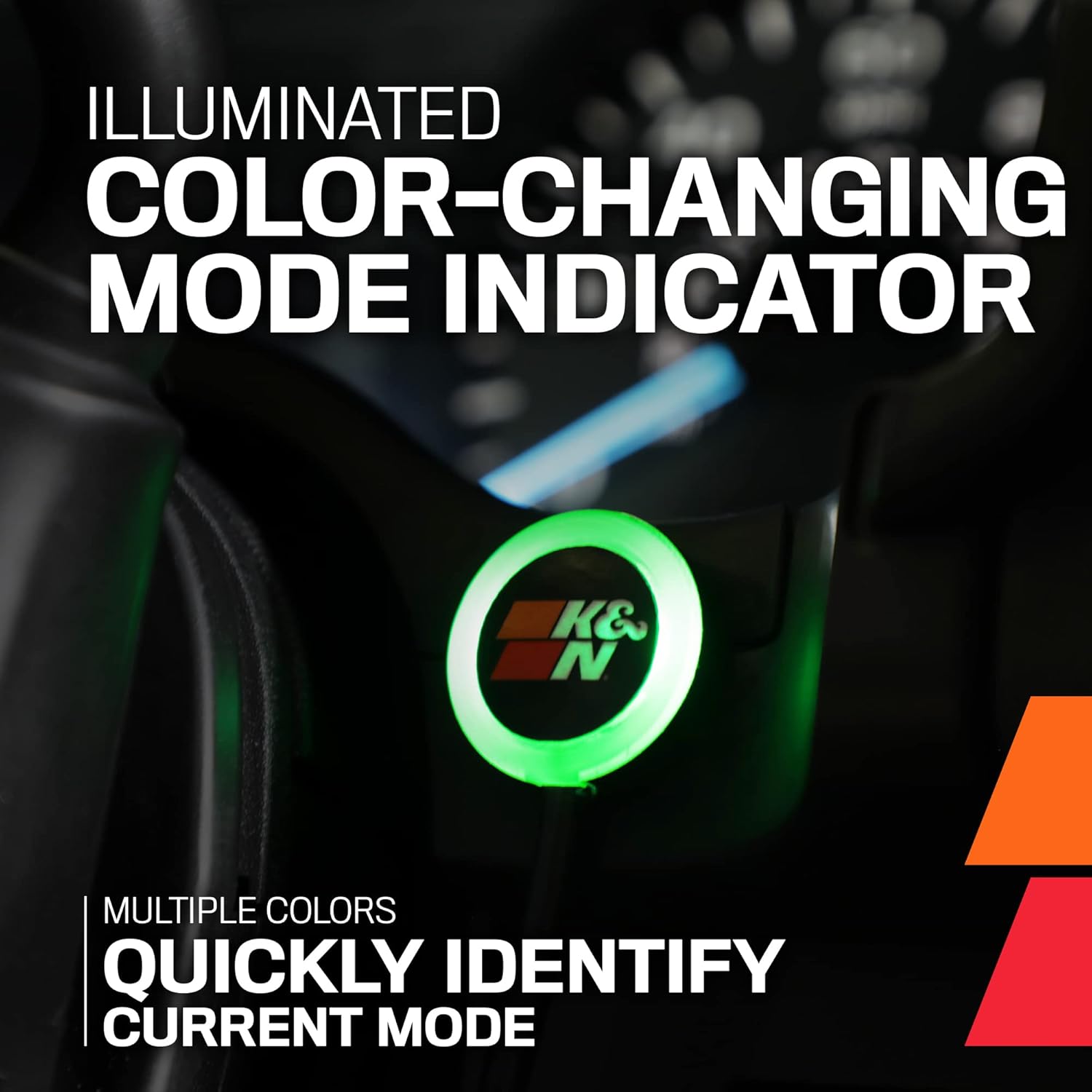 K&N Throttle Control Module: Faster Response from Pedal to Engine; Accelerate Faster; Compatible with Ford Bronco, F150, Silverados (see product description for complete list), 20-1000