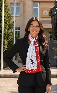 Tarzını Seç Atatürk İmzalı Atkı/Şal/Fular 120x34 c
