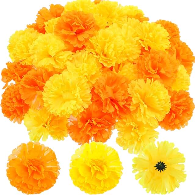 WILLBOND 140 Pcs Marigold Decor