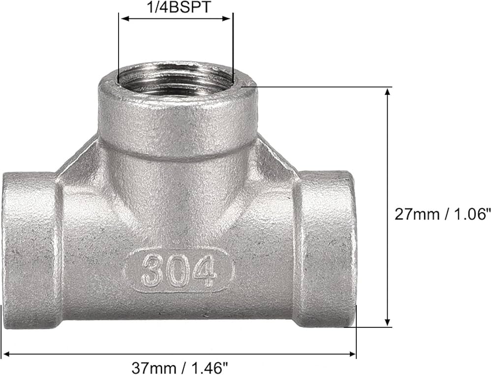 t sさん専用 Amazon.co.jp: uxcell ステンレス鋼304 キャストパイプ継手 メスネジ