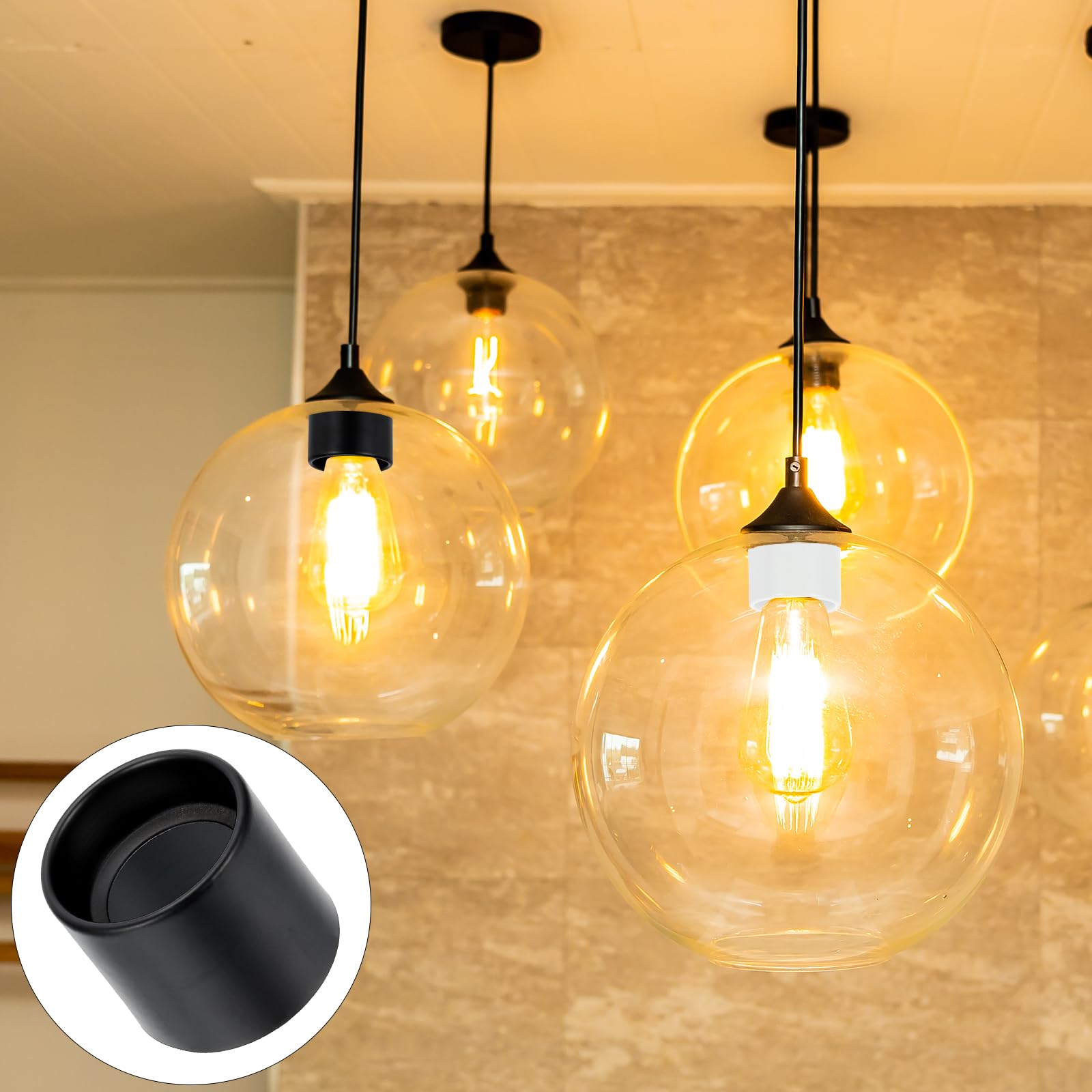 PATIKIL Light Socket Shade Ring - Image 4