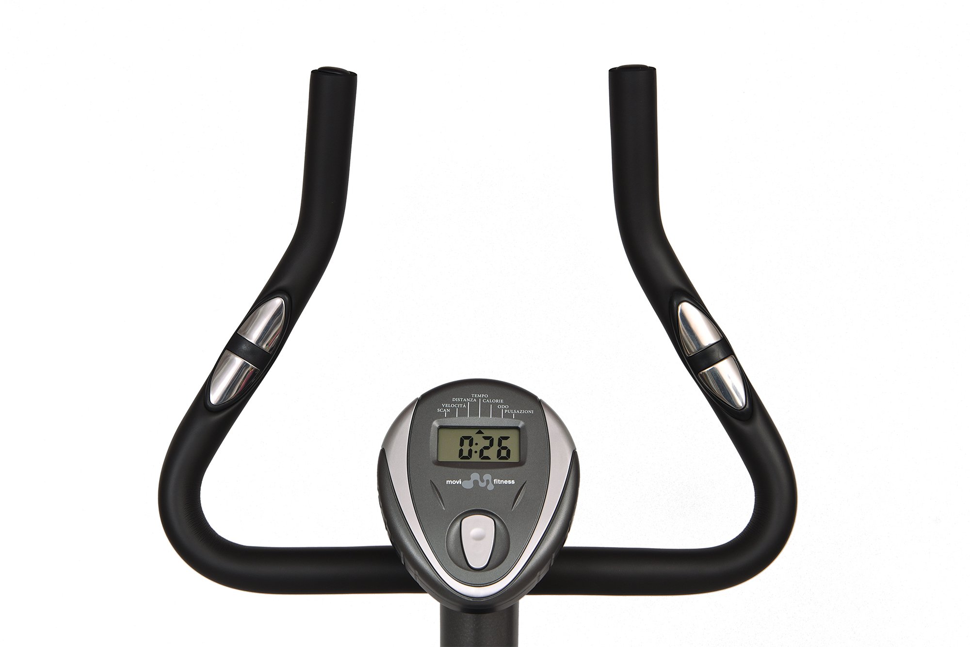 MF604, Cyclette Magnetica Unisex – Adulto, Grigio/Argento, 83 x 43 x 117 cm
