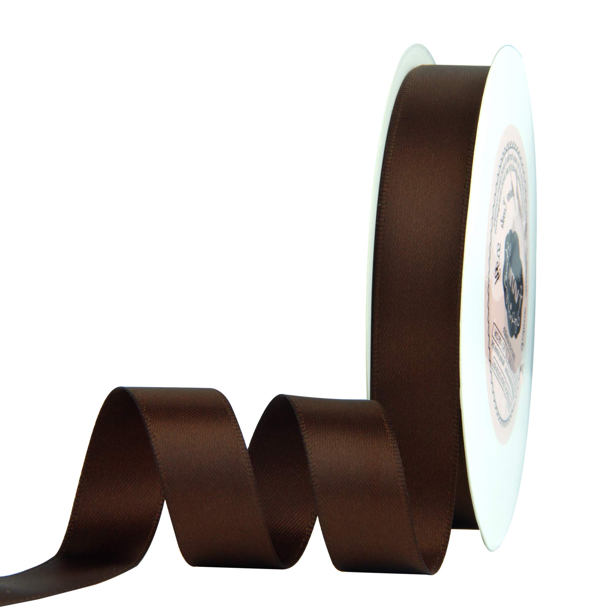 VATIN 100mm Wide Double Faced Polyester Deep Navy Blue Satin Ribbon- 4.5 Metre/Spool, Perfect for Chair Sash, Making Bow, Sewing and Wedding Bouquet — view 181