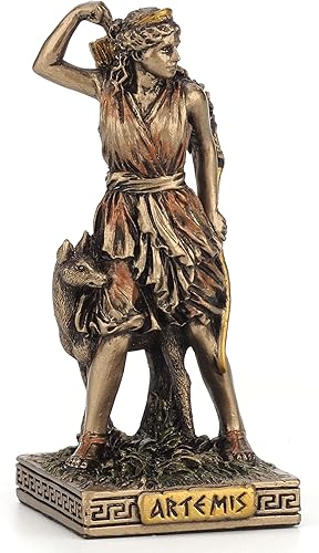 Miniatura 2 de Veronese Design Figura miniatura de dioses griegos (Artemisa, bronce)