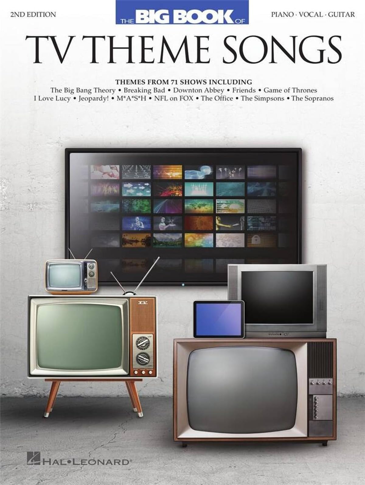 Big Book of TV Theme Songs | Piano, Vocal and Guitar Songbook | 71 Popular TV Shows Themes | Iconic Music Arrangements | Updated 2nd Edition | Easy Piano Songs