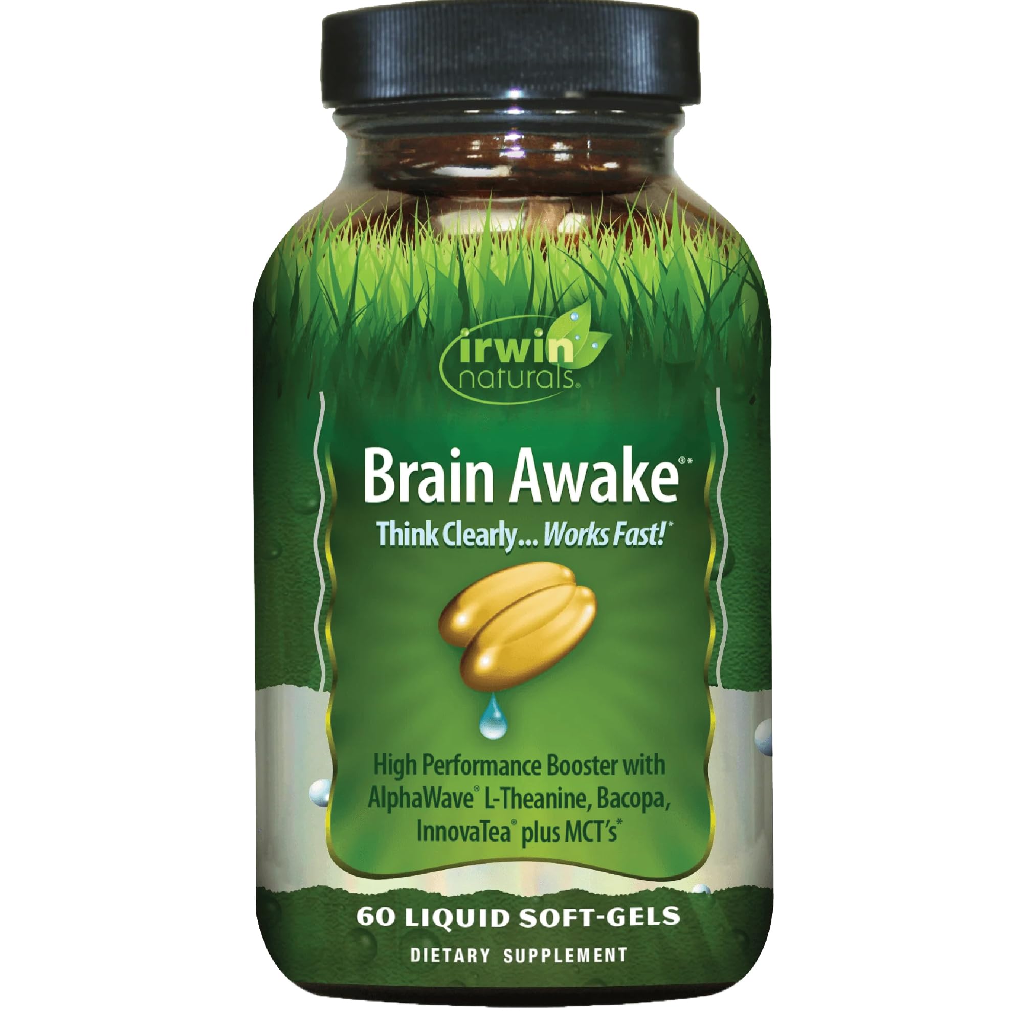 Irwin Naturals Brain Awake Focus & Concentration Supplement