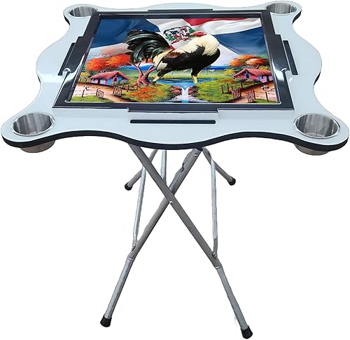 Miniatura 3 de Mesa de Domino Dominicana Modelo 6 (patas incluidas)