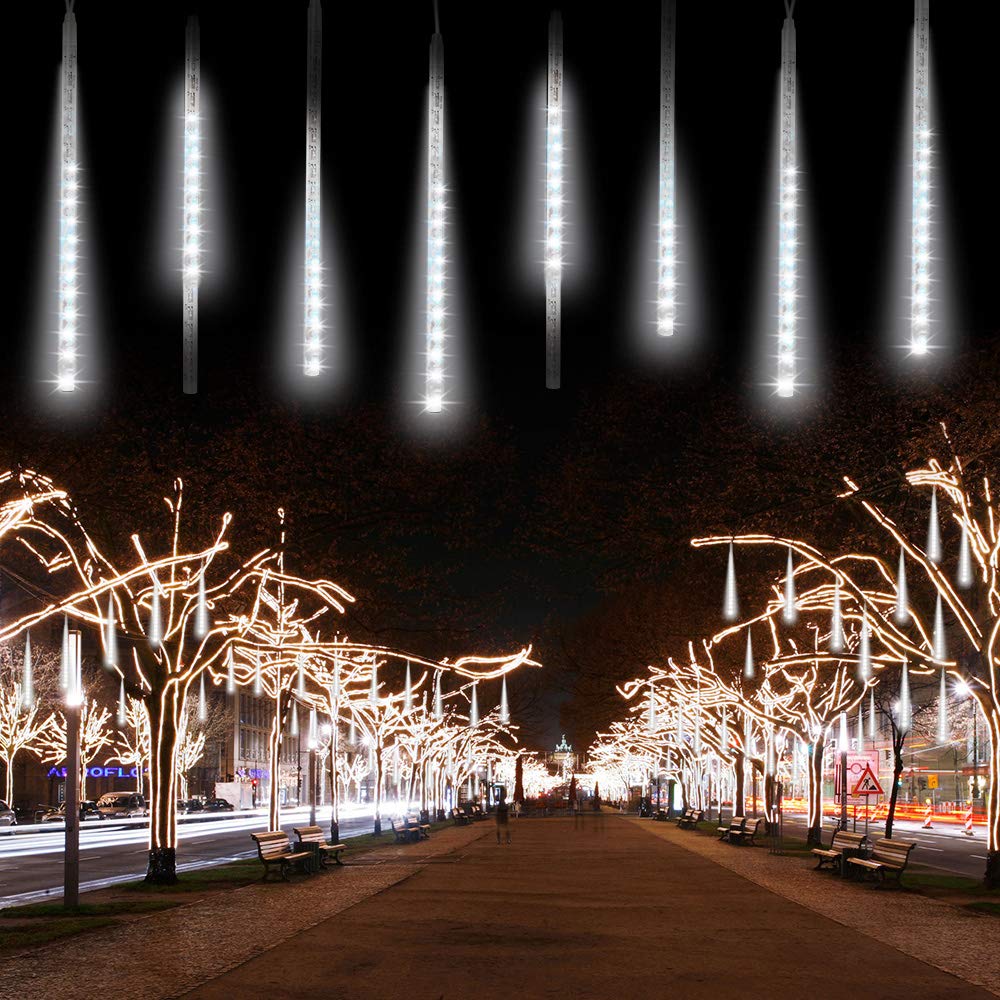 Buy Meteor Shower Rain Lights, Komake Meteor Shower Lights Led Rain Lights Falling String Lights