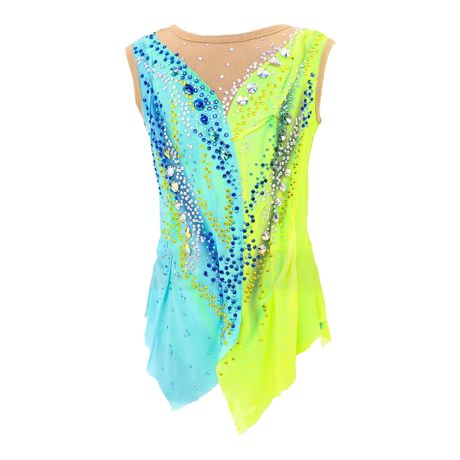 Maillot De Gimnasia Rítmica, Ropa De Gimnasia Artística For Niñas, Trajes Brillantes For Presentaciones Escénicas.