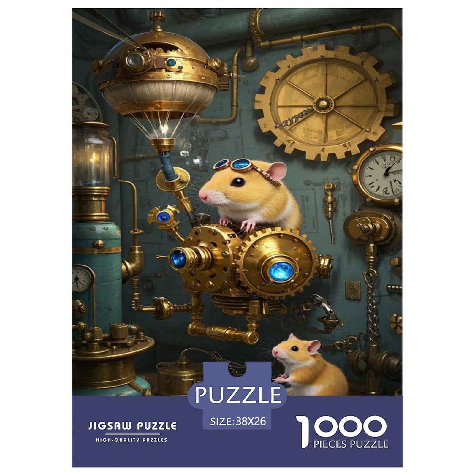 Jigsaw Puzzles Retro - Tech Elements 1000 Piece Challenge Toy for Adults,Retro - Tech Elements Impossible Jigsaw Puzzles 1000 Pieces Educational Game Home Decoration 38x26cm/1000pcs