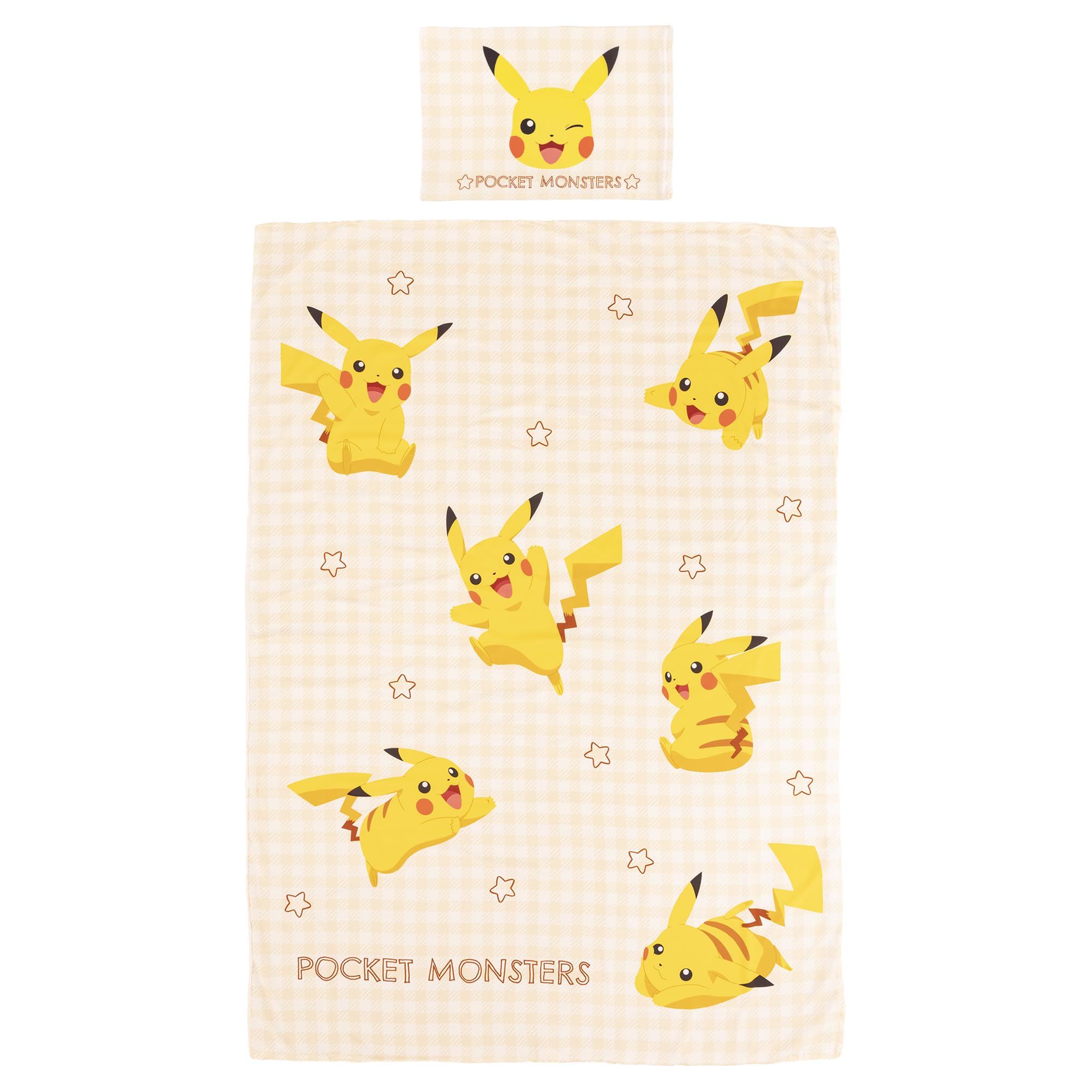 Amazon.co.jp: MORIPiLO ポケモン 布団カバーセット (ピカチュウ