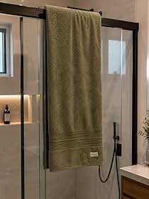 Toalha de Banho Tomie 530g 100% Algodão 79x160cm – Alta Absorção e Maciez – Secagem Rápida e Durabilidade Premium – LMPeter (Sálvia)