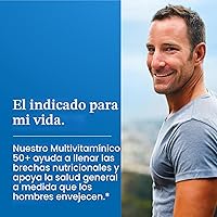 Vista 3 de One A Day Multivitamínico Healthy Advantage para hombres con vitaminas A, C, E, B6, B12, calcio y vitamina D, tableta, 200 unidades (paquete de 1)