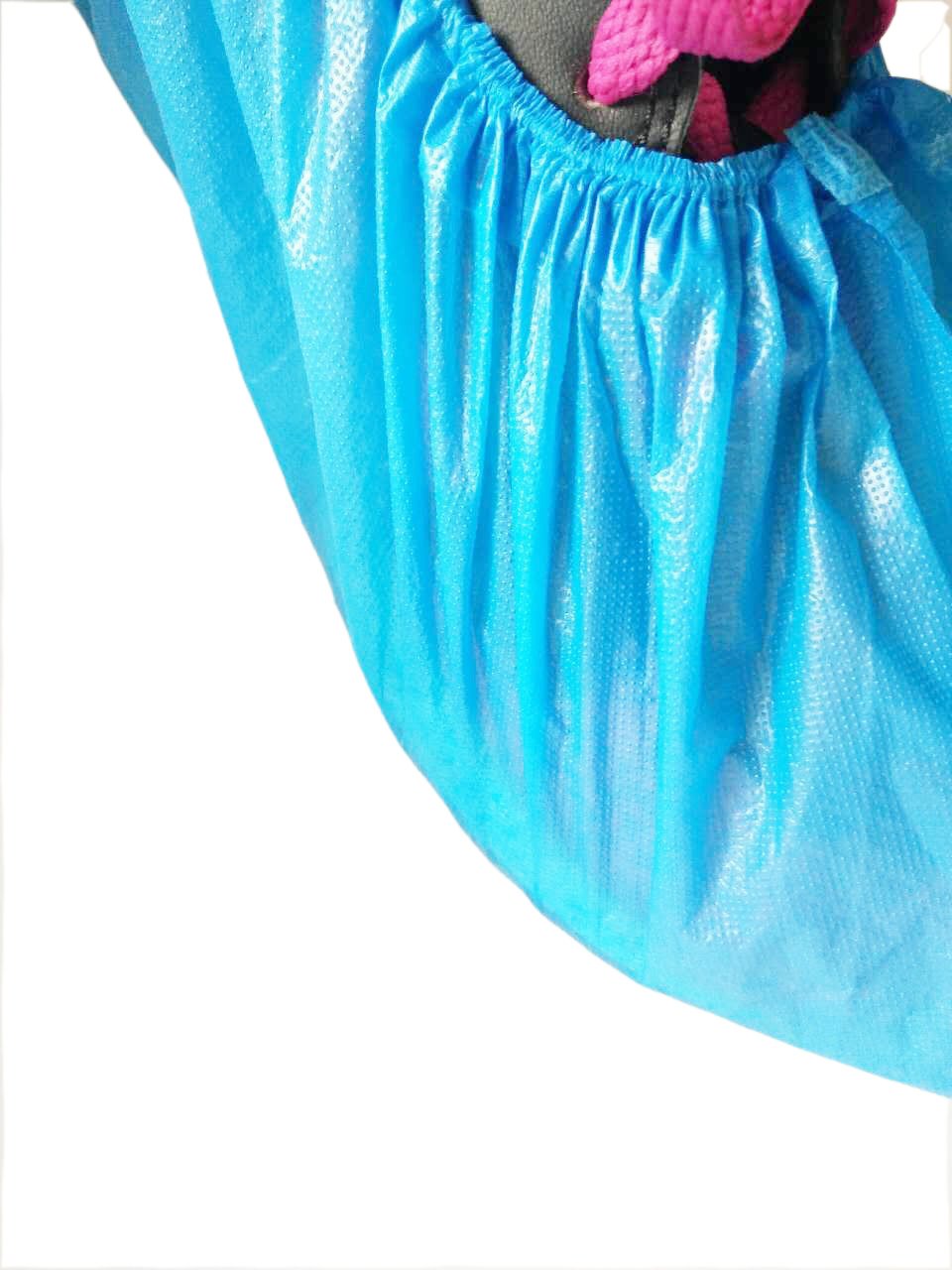 Copriscarpe usa e getta blu CPE (20 x 100 confezioni) 3 g per confezione
