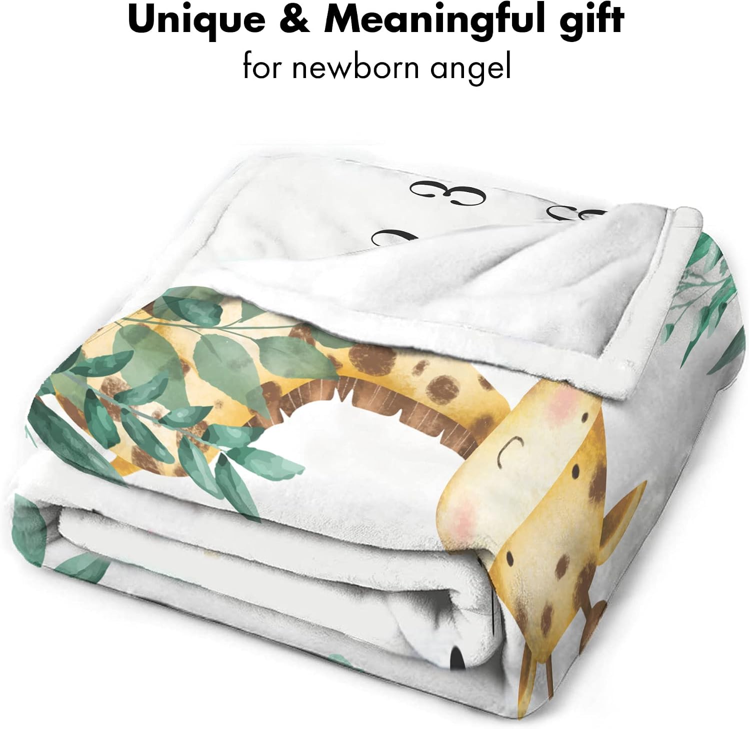 Personalized Baby Milestone Blanket, Monthly Baby Milestone Blanket, Baby Month Blanket, Baby Age Blanket, Woodland Baby Blanket, Woodland Theme Baby Blanket, Baby Zoo Animal Blanket