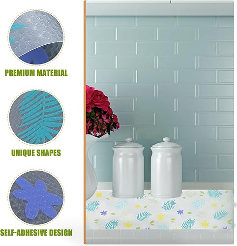 Miniatura 6 de UPKOCH 1 rollo de estantes de cajón, forro de papel antideslizante, práctico forro de estante multifunción, revestimiento de gabinete de cocina,