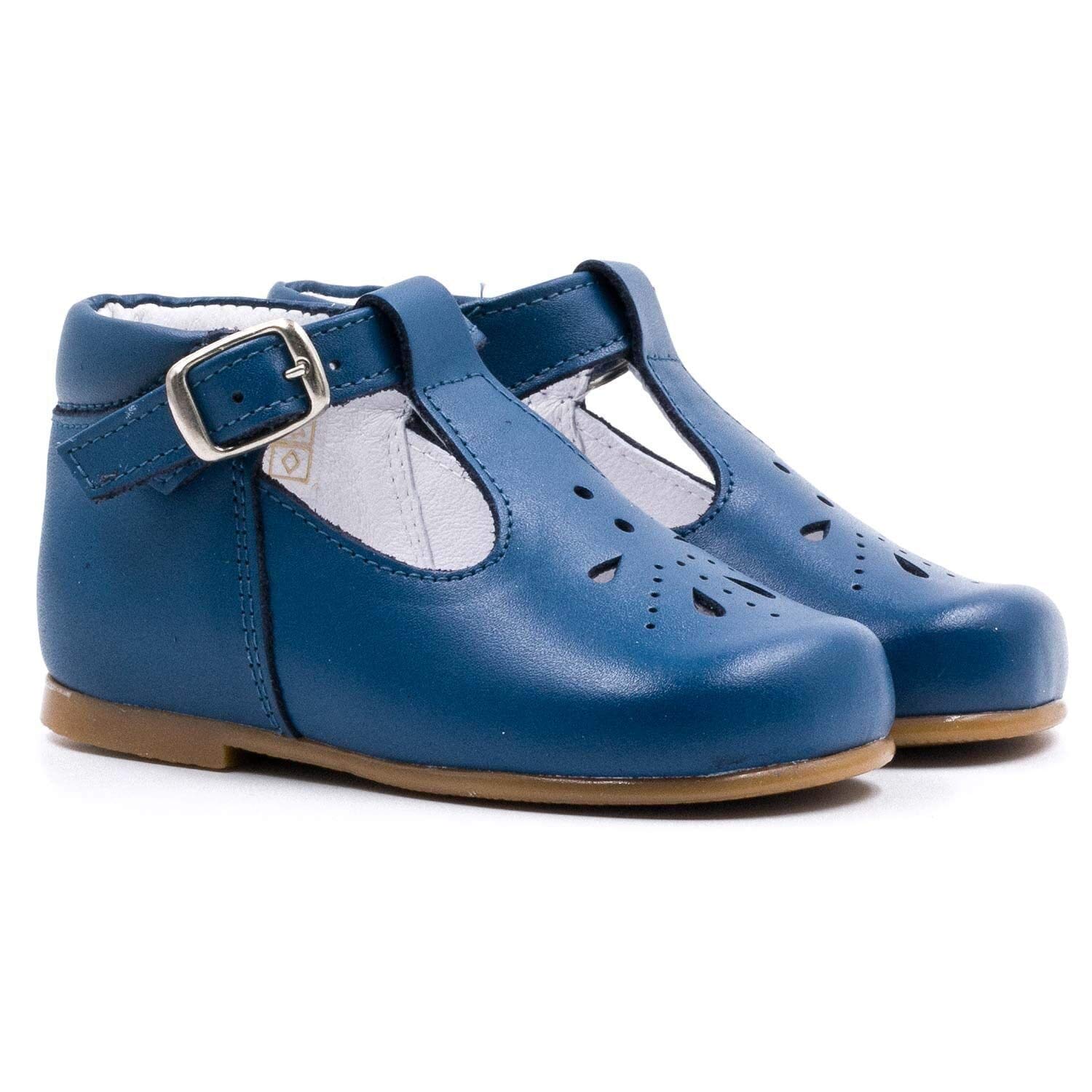 Boni & Sidonie - Zapatos para bebé, Azul (azul), 22 EU