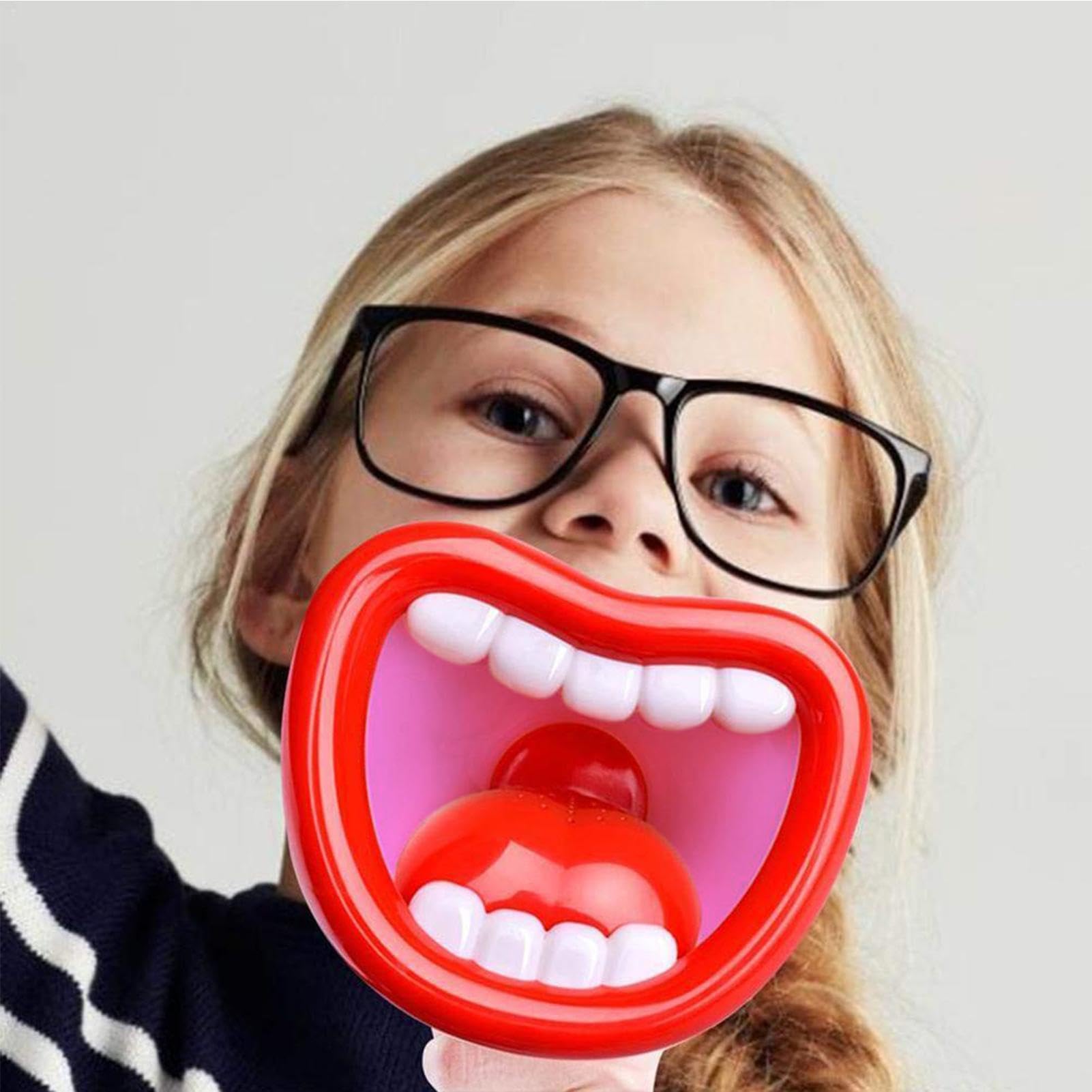 Generico Megaphone Speaker - Novelty Grand Mouth Voice Changing Amplifier, Record & Play Function | Giocattolo di megafono, Gadget per Bambini, Giocattolo Complicato per Ragazzi, Ragazze, Bambini,
