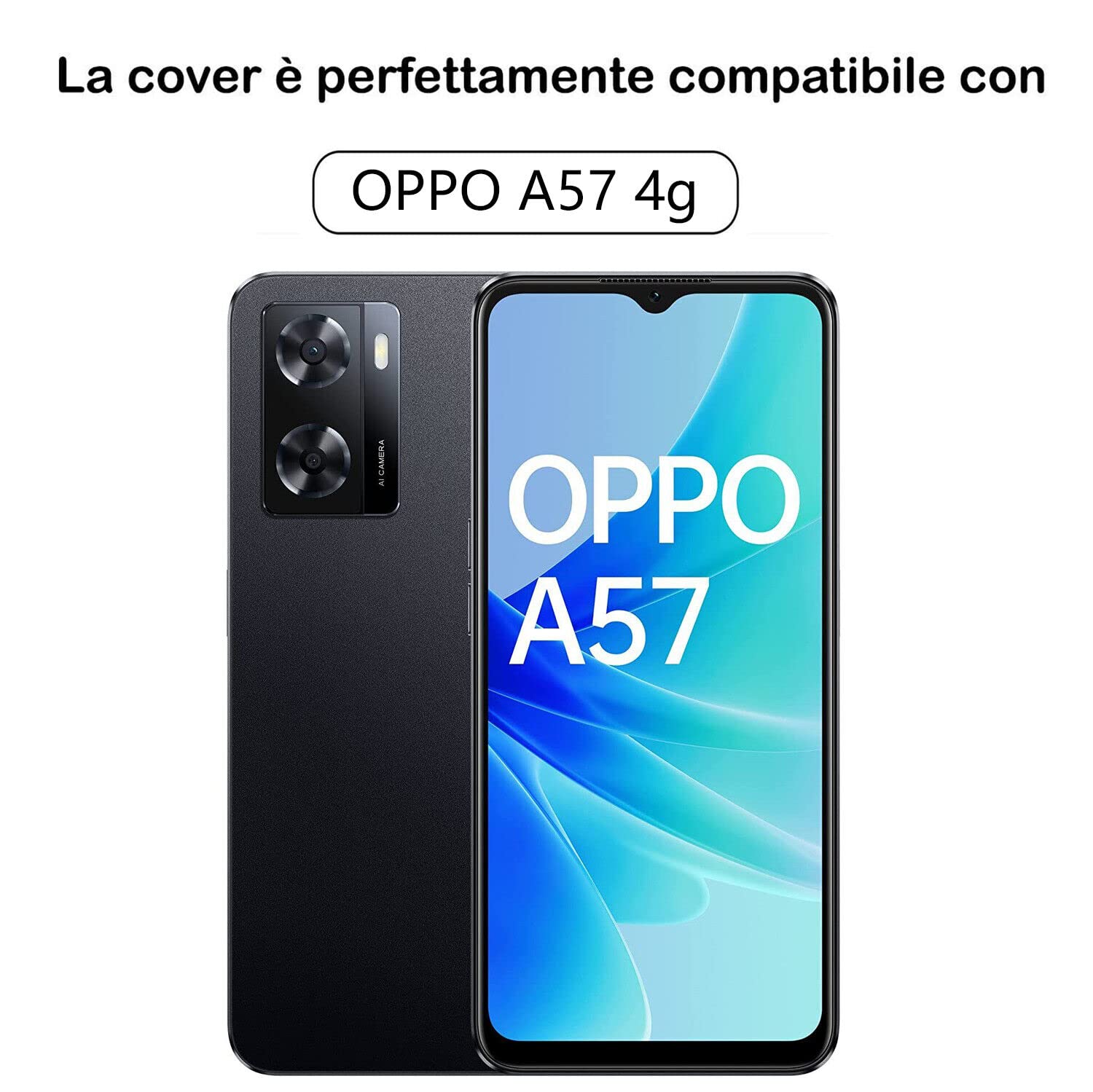 Custodia Mixroom Per OPPO A72 - TPU Morbida Con Fantasia Teschio Re Regina M770 - Stampa UV