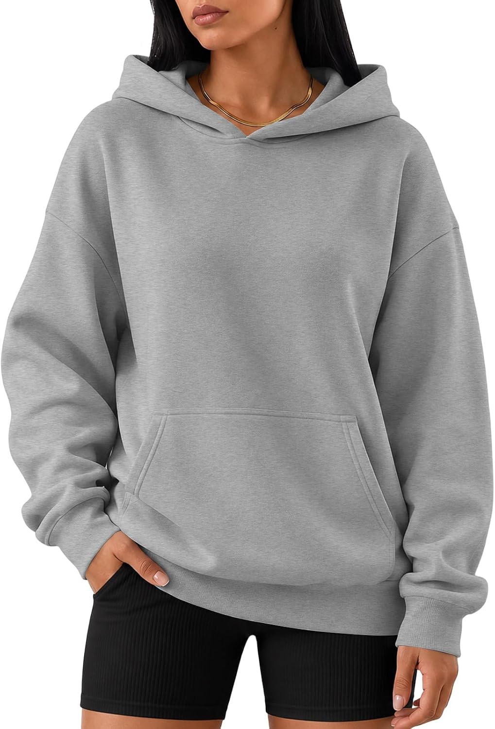 Hoodies for Women Oversized Sweatshirts Fall Travel Outfits 2026 Fleece Lining Pullover Tops Long Sleeve Outfits