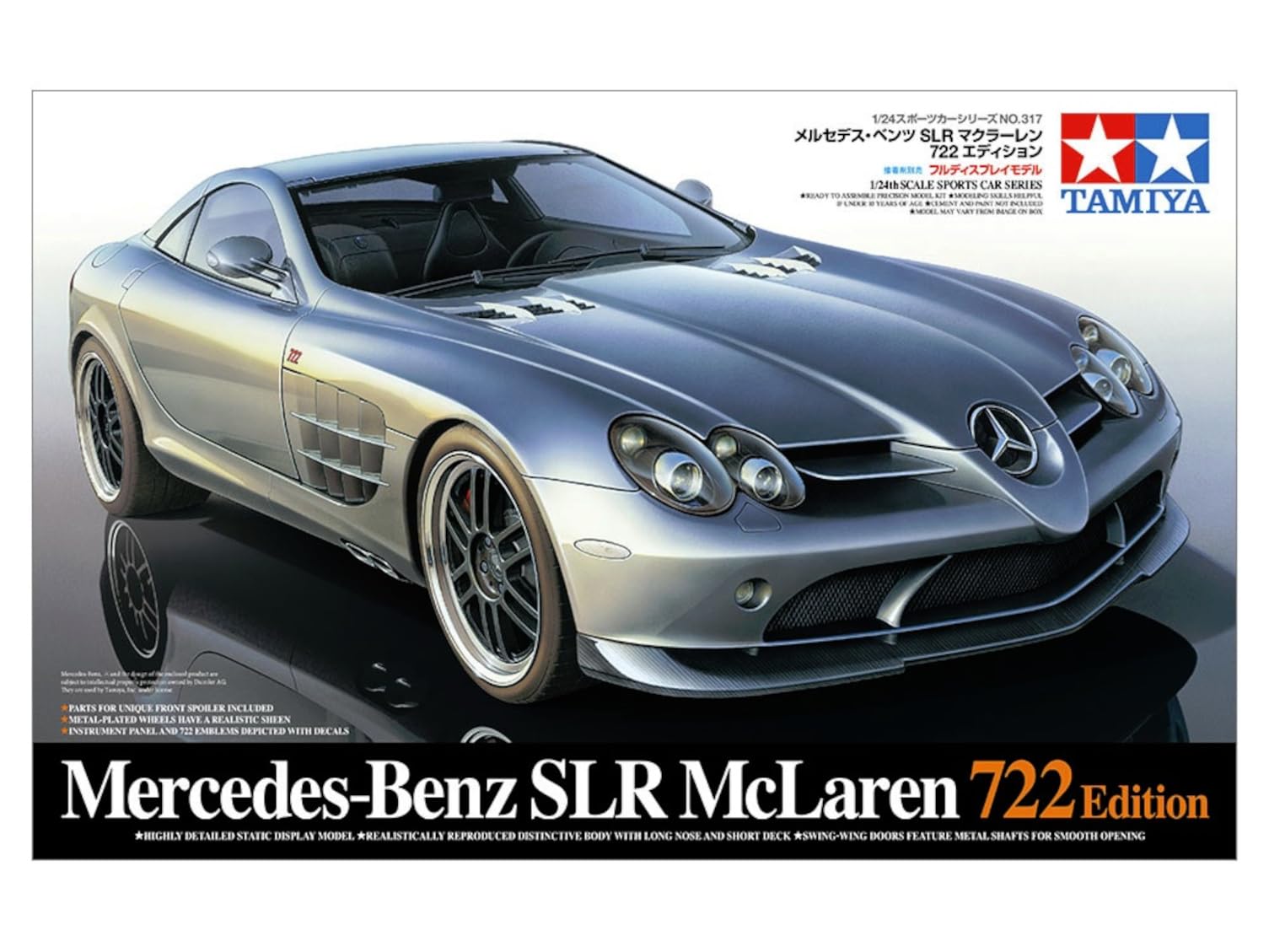 ホビーラジコン TAMIYA MERCEDES Tamiya 1997 Mercedes-Benz CLK-GTR 1/10 4WD Electric Touring