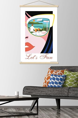 Miniatura 9 de Trends International The White Lotus - Póster de pared Let's Fun, 22.37 x 34.00 pulgadas, paquete de impresión premium y colgador blanco