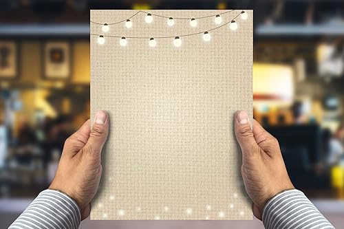 Miniatura 6 de Fun Border Stationery - Hojas para membrete (22 x 28 cm, 60 unidades), diseño de bordes, letters