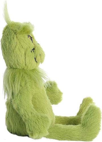 Miniatura 4 de Aurora® Whimsical Dr. Seuss™ Grinch - Animal de peluche – Cuentos mágicos – Producto oficial – Verde 7 pulgadas