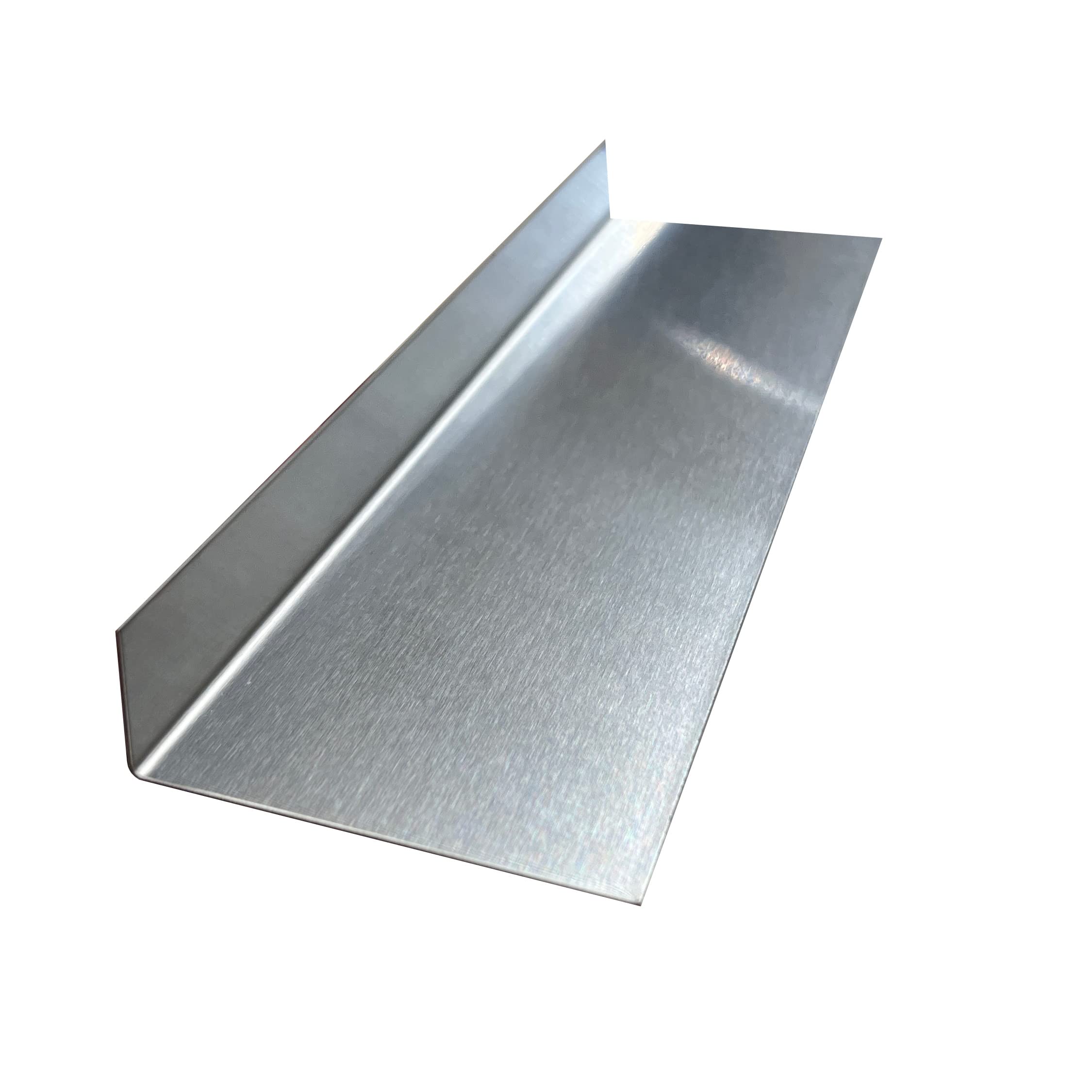 Brushed 304 Stainless Steel Universal Gap Filler Finishing Angle Trim Kit Elements (Inner Finish, 1" x 3" x 36")