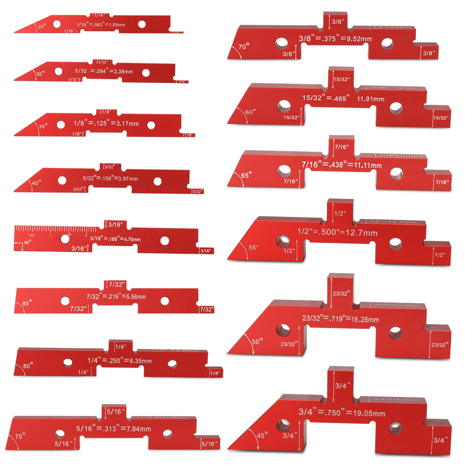 Woodworking Setup Blocks - Router Table Saw Accessories -5 Woodworking Setup Blocks - Router Table Saw Accessories -5