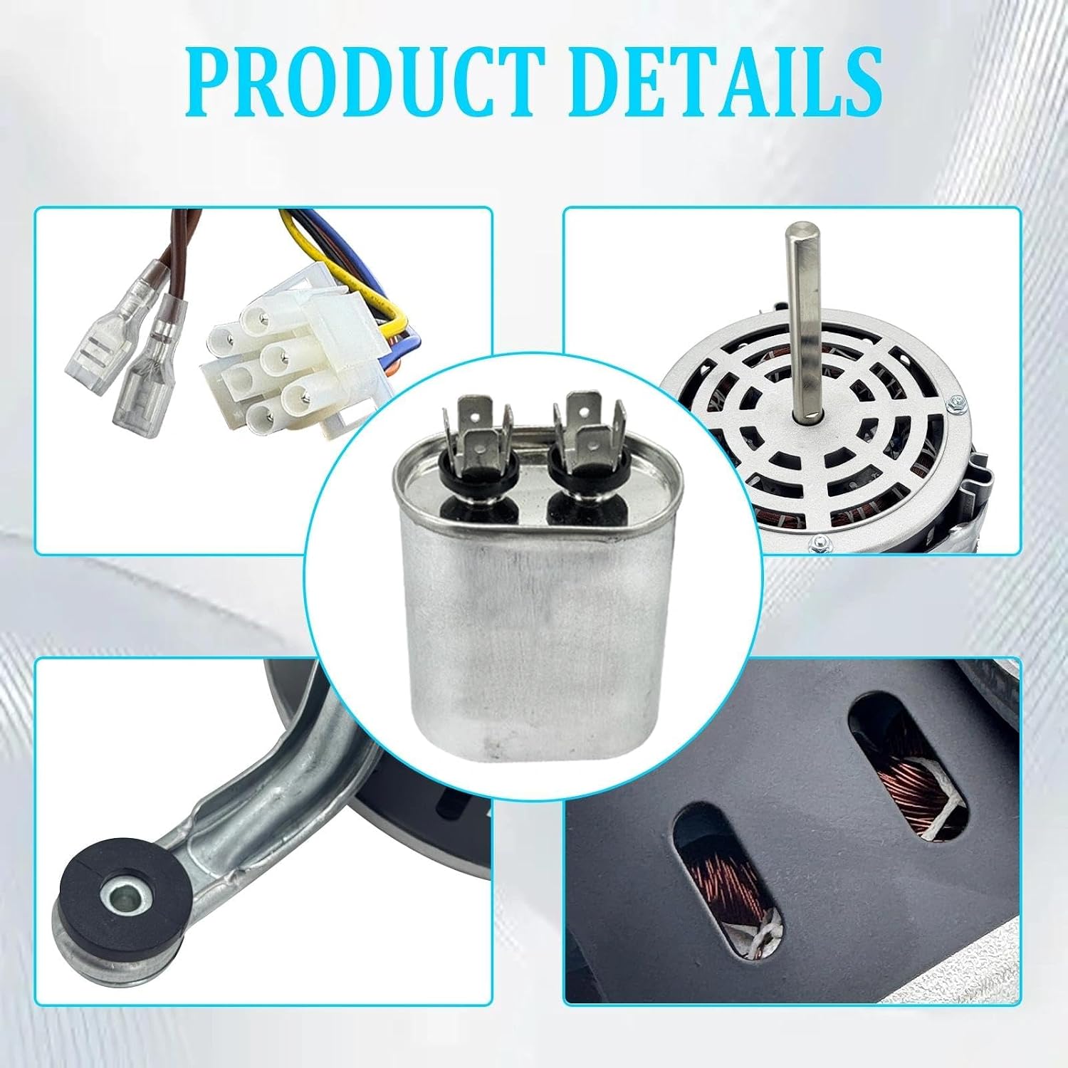 903075 Electric Furnace Blower Motor 1/3HP 960RPM 240V 2.9A 4Speed,622235 5KCP39EGT057AS Motor Compatible with Nordyne Intertherm Miller 621675