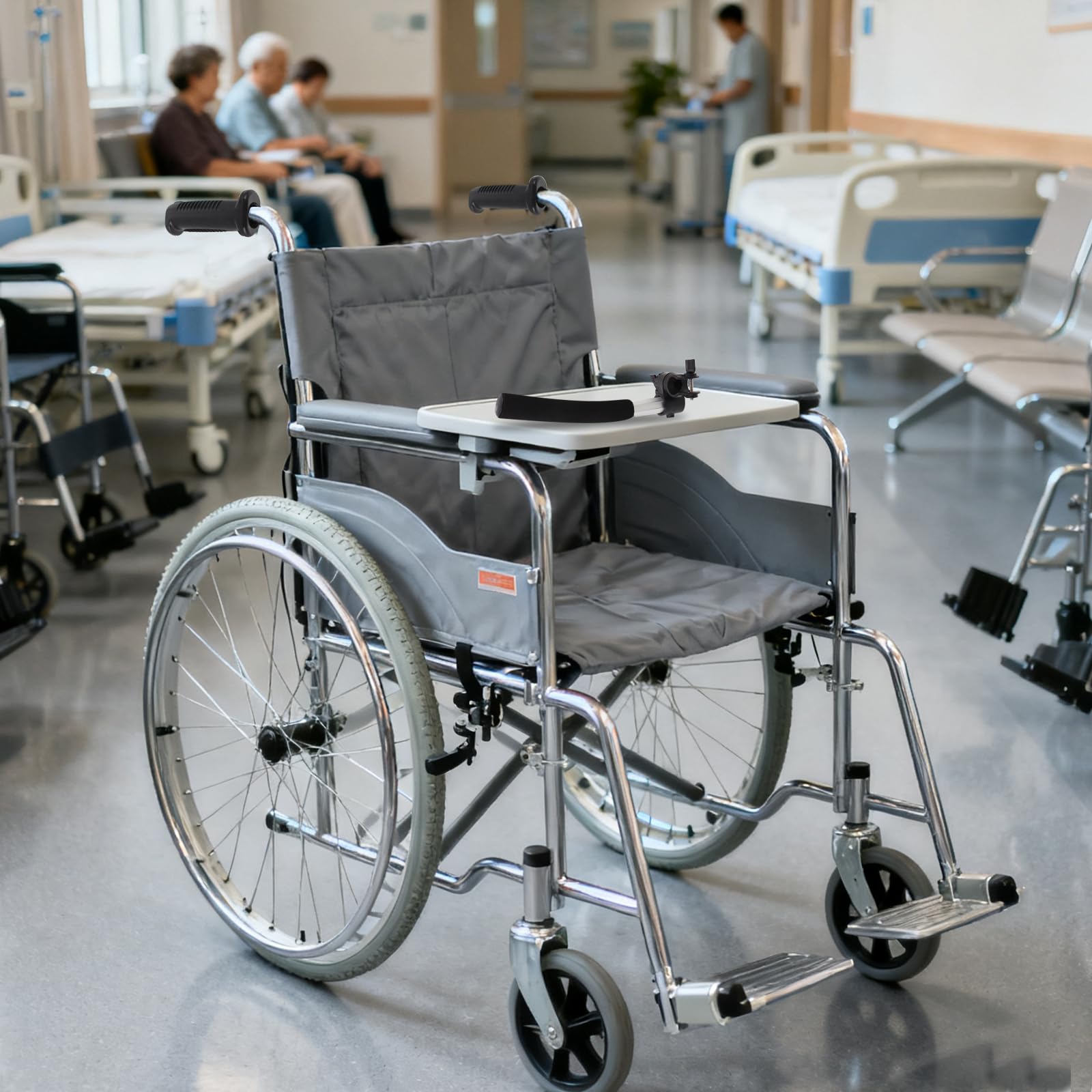 Extensor de Mango para Silla de Ruedas 27 Cm, 1 Par de Asas Extensibles Ajustables, Accesorio de Repuesto Seguro para Usuarios Mayores y Cuidadores en Movilidad Diaria