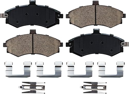 Miniatura 7 de Detroit Axle - Kit de freno delantero para Hyundai 01-02 06 Elantra, 99-01 Sonata Tiburon, rotores de freno de disco perforados y ranurados