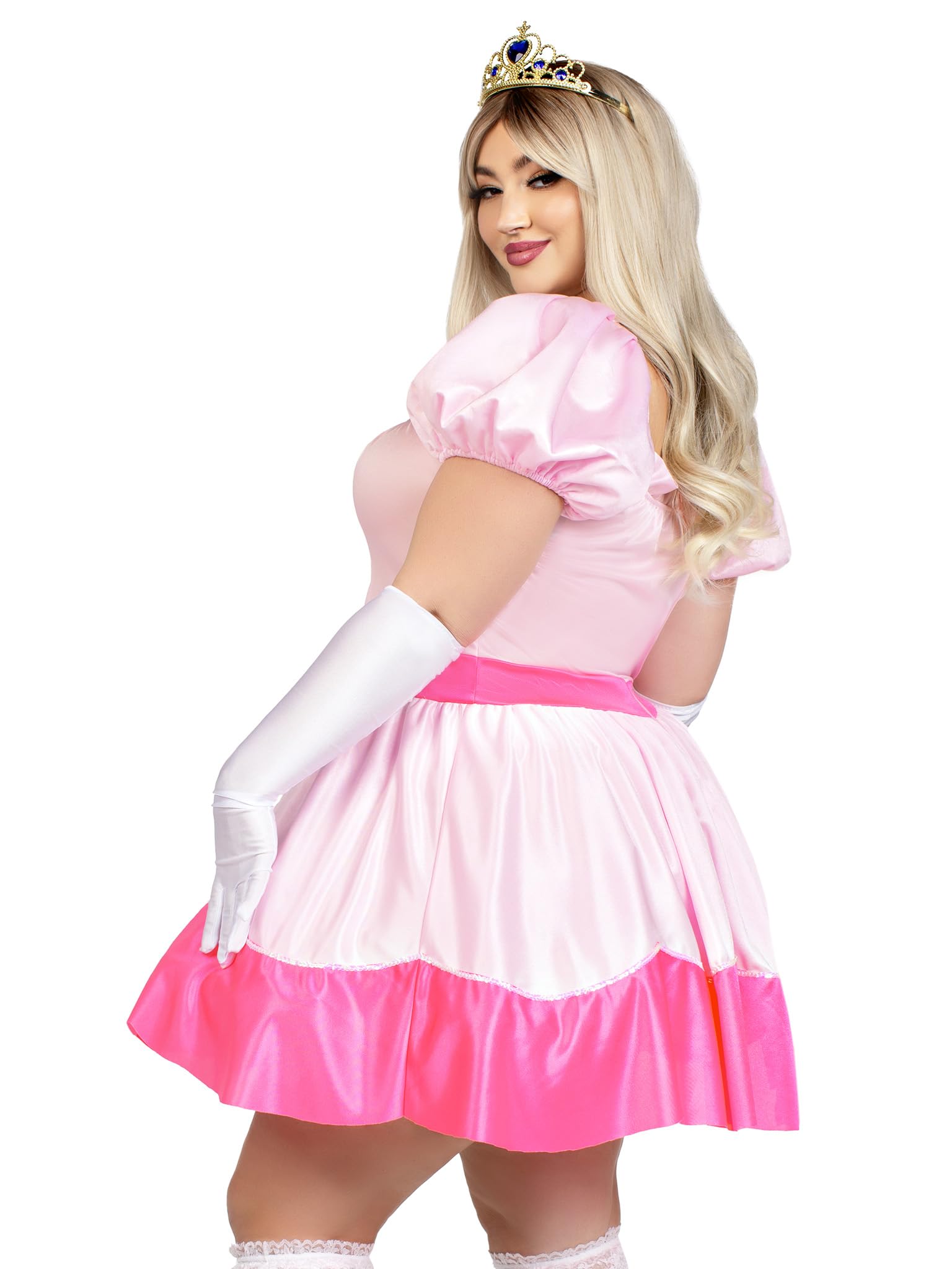 Leg Avenue Damski Plus Pink Princess Dress kostium, 3X-4X