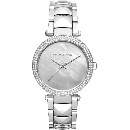 Michael Kors Women's Parker Silver-Tone Watch MK6424