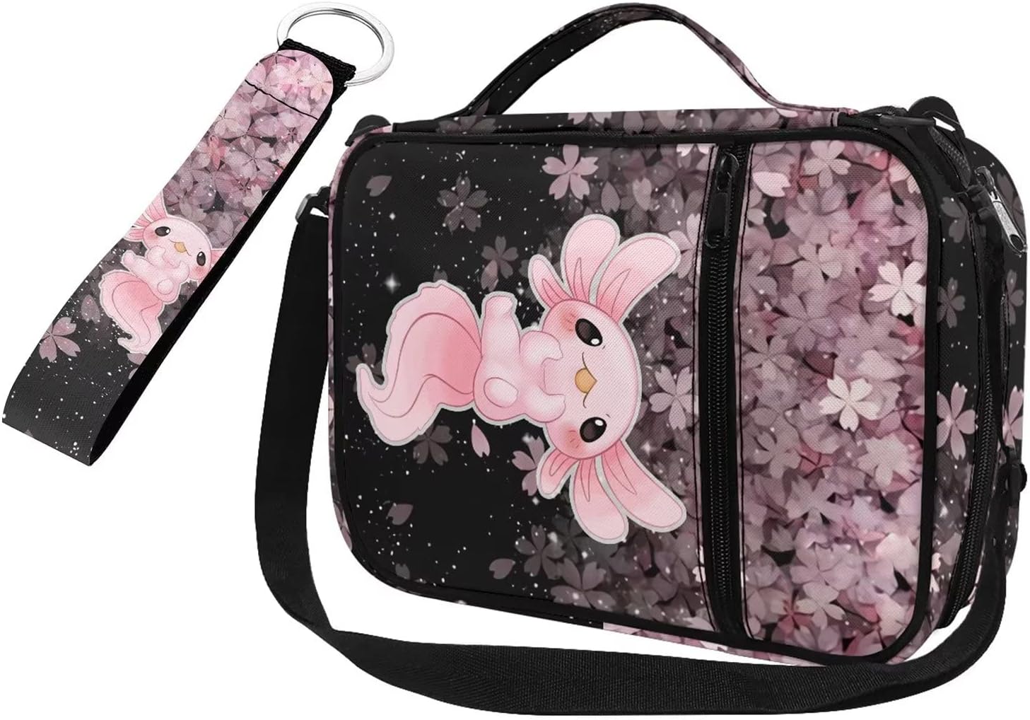 WELLFLYHOM Axolotl Bible Covers for Women, 2pcs Bible Case