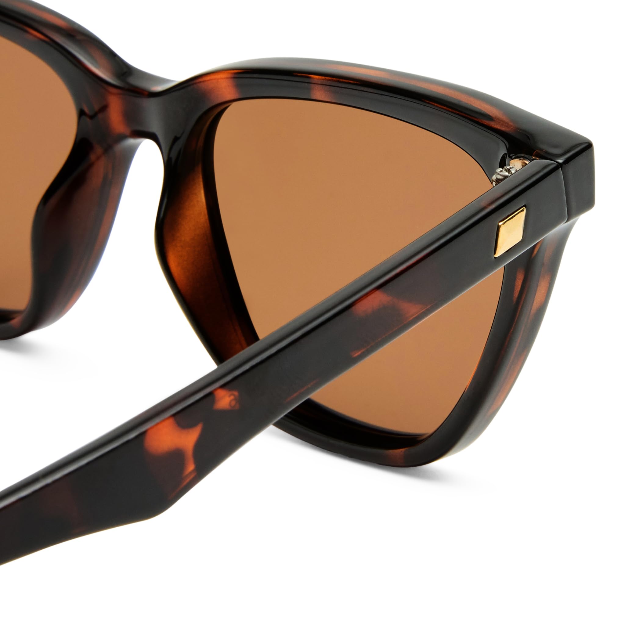 Le Specs UNFAITHFUL BLACK - Sonnenbrille für Damen Rechteckige Rahmenform mit hohem UV-Schutz LSP2352155