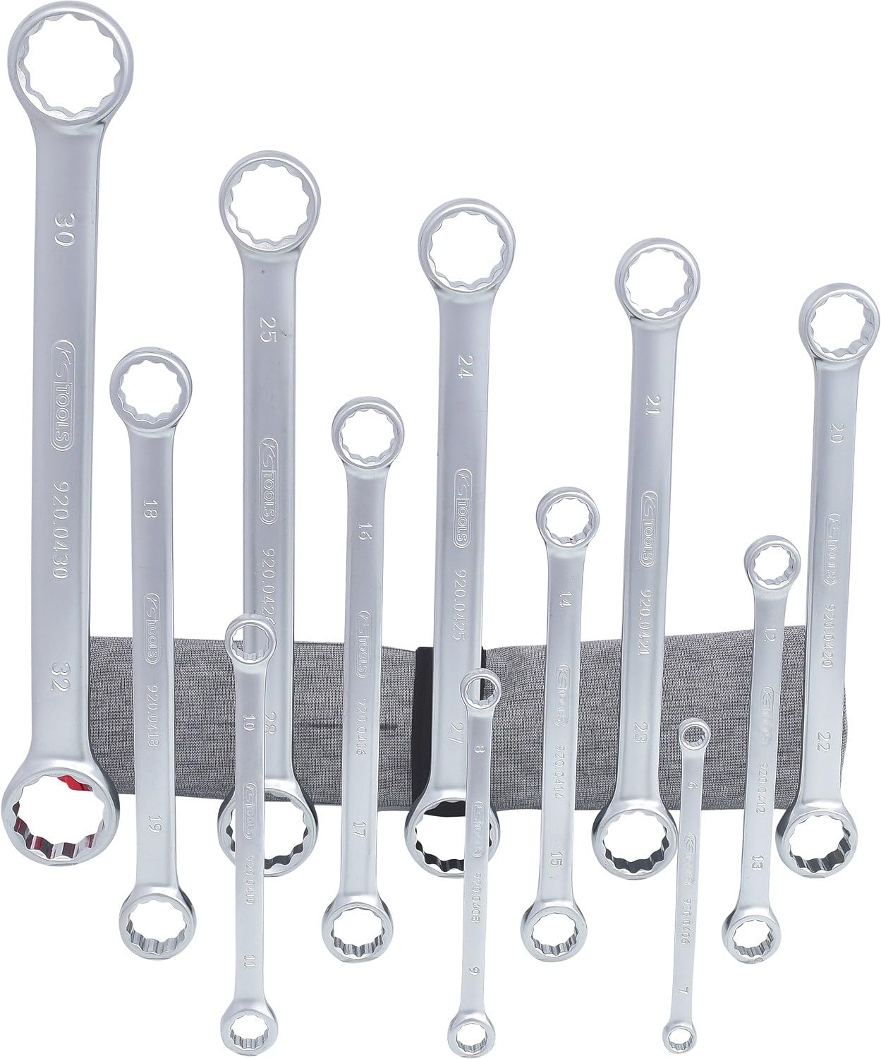 KS Tools 920.0450 ULTIMATE+ Zestaw podwójnych kluczy oczk. prostych, 12-szt