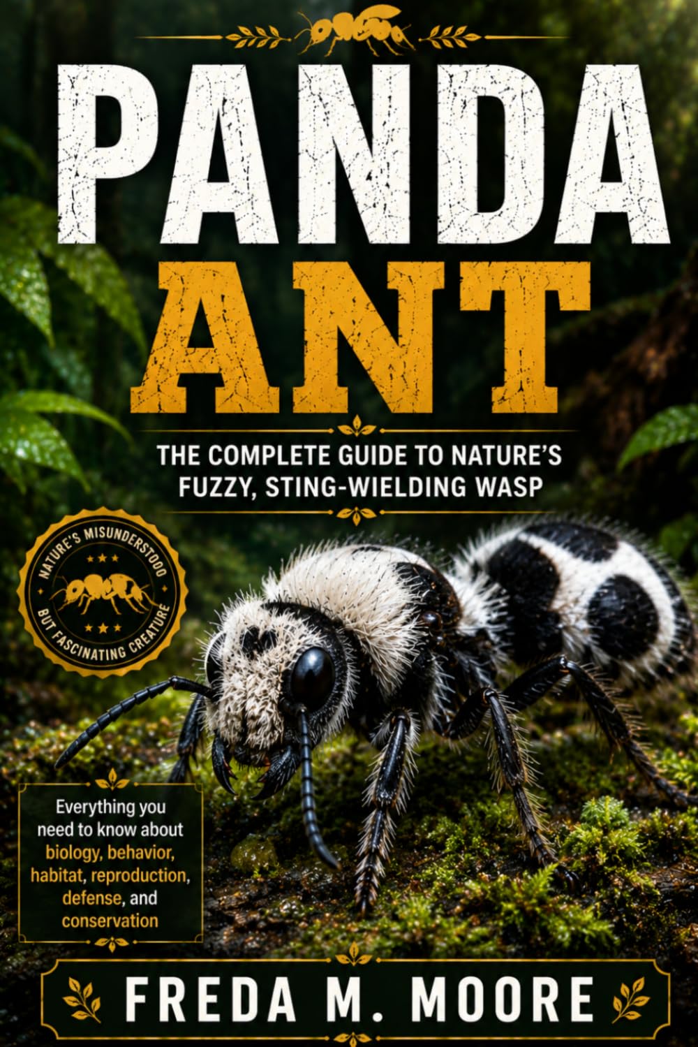 PANDA ANT The complete guide to nature’s fuzzy, sting-wielding wasp: Everything you need to know about biology, behavior, habitat, reproduction, defense, and conservation