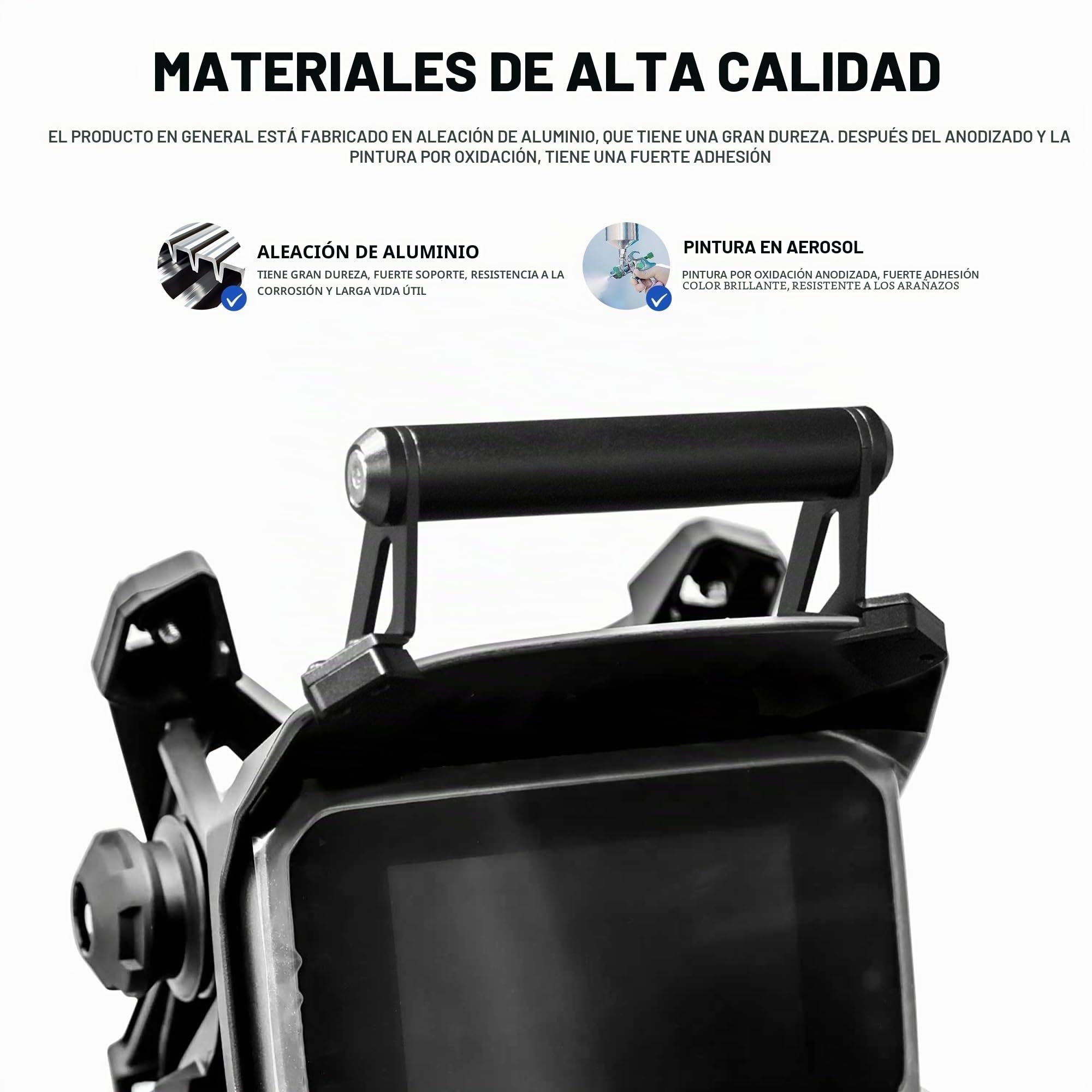 Soporte de Motocicleta Compatible con Honda ADV 350 2022-2025, Accesorios para Motocicleta, Soporte de navegación GPS, Soporte para teléfono móvil de 22 mm.
