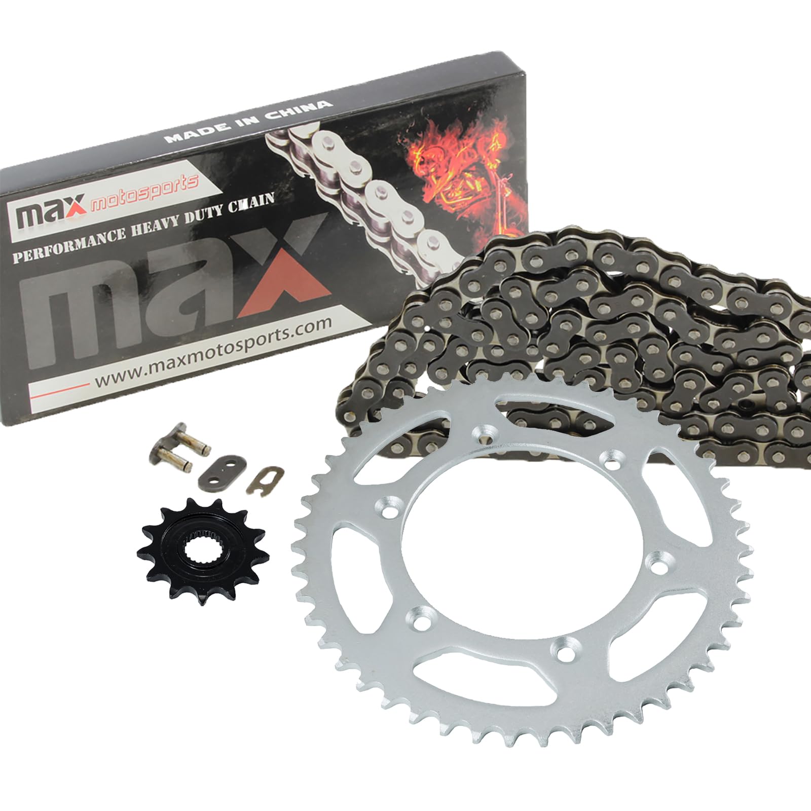 DR. SOIÉ セット Amazon.com: Max Motosports Drive Chain Gold and Sprocket Kit